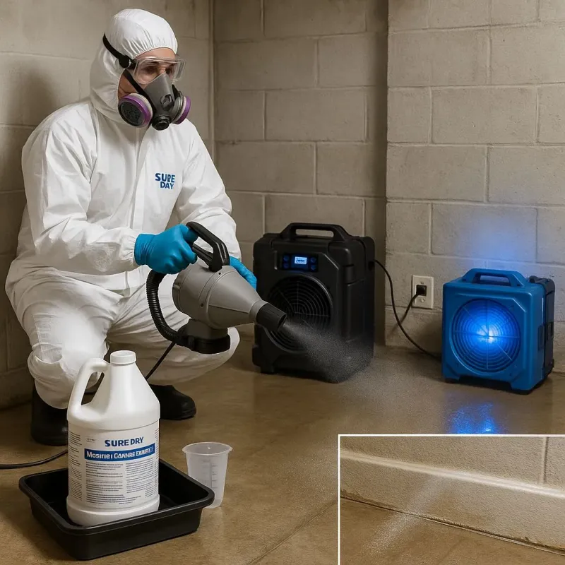 Sanitization and Odor Removal process in Olivette, MO